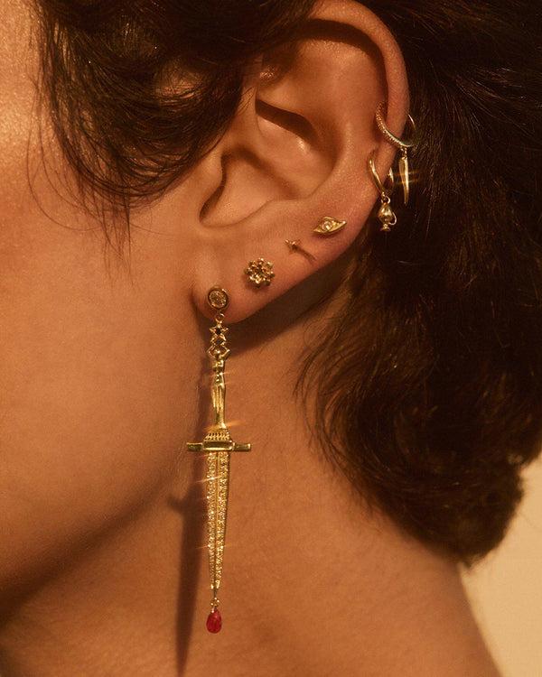 Pamela Love Dagger Earrings