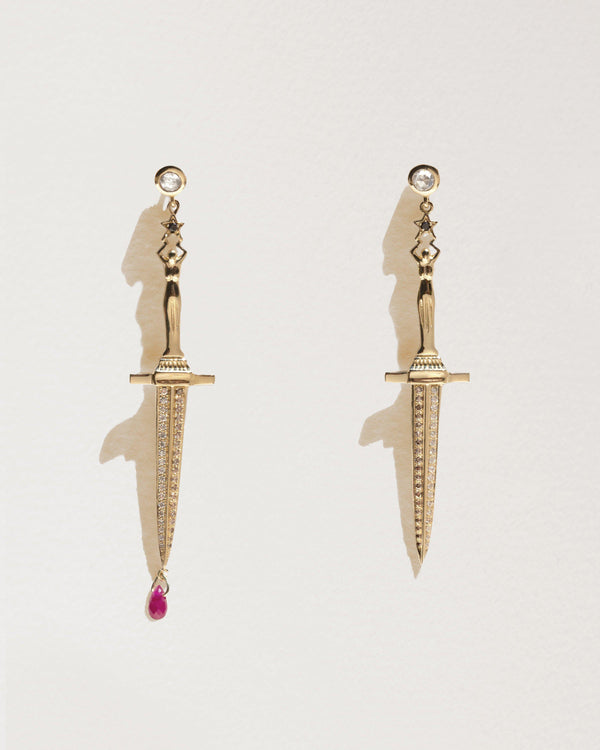 pamela love Dagger Earrings