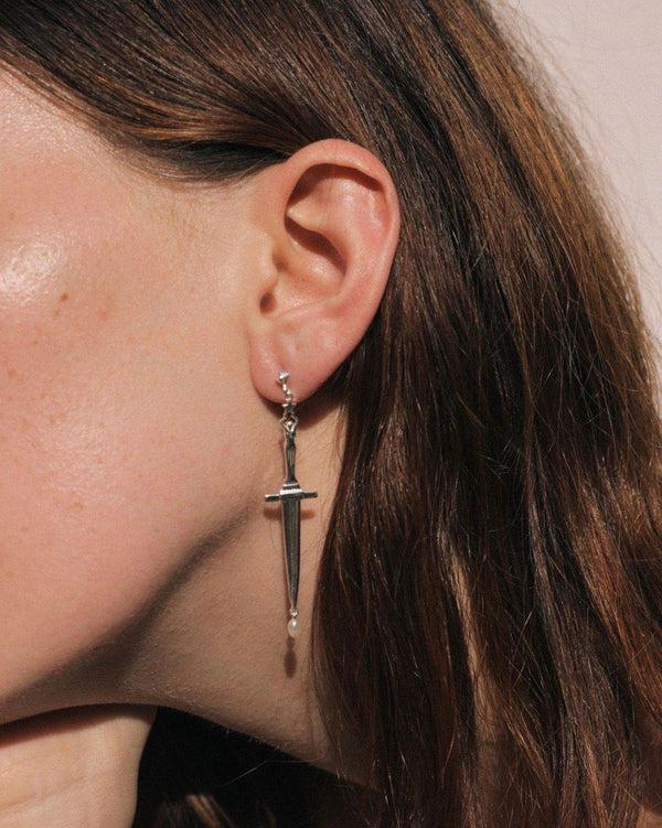 Pamela Love Dagger Earrings