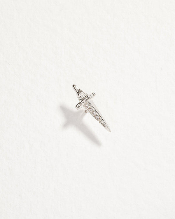 pamela love Dagger Pavé Stud