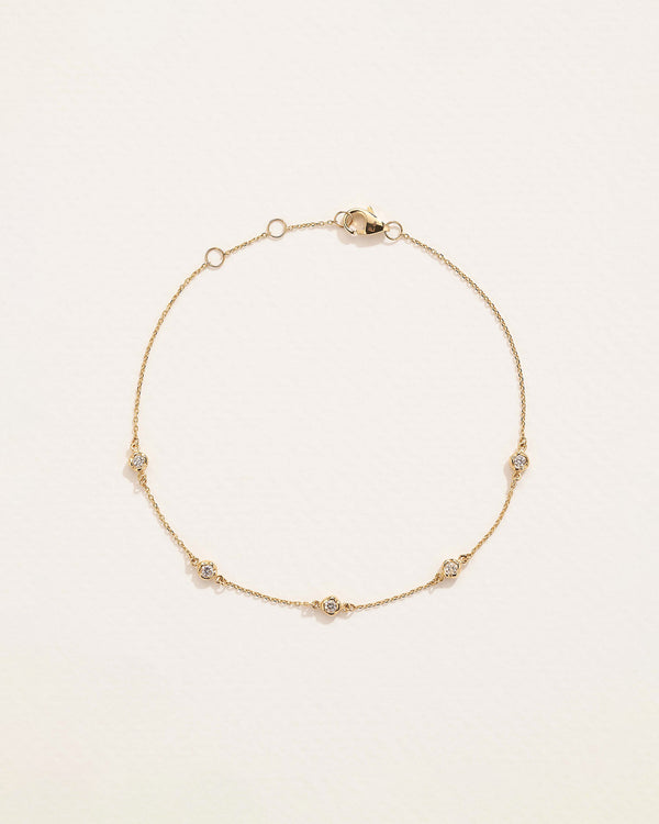pamela love Diamond Station Bracelet