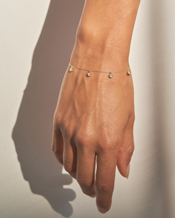 Pamela Love Diamond Station Droplet Bracelet