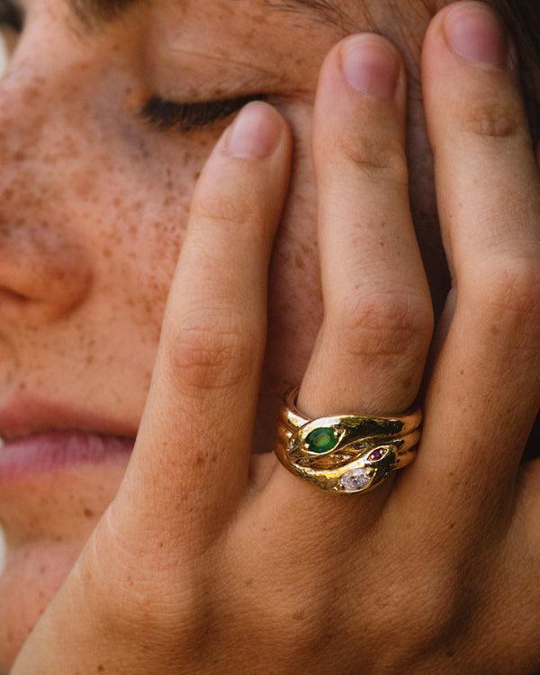Pamela Love Double Serpente Ring