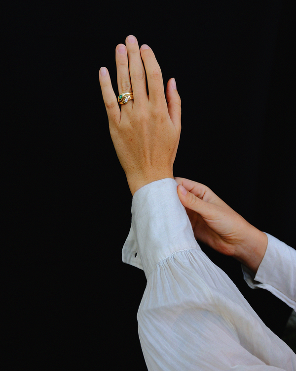 Pamela Love Double Serpente Ring