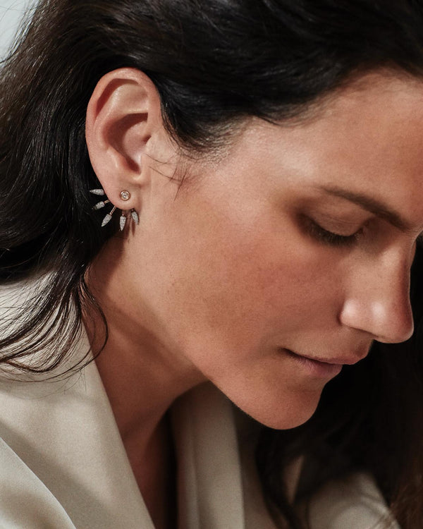 Pamela Love Five Spike Earrings