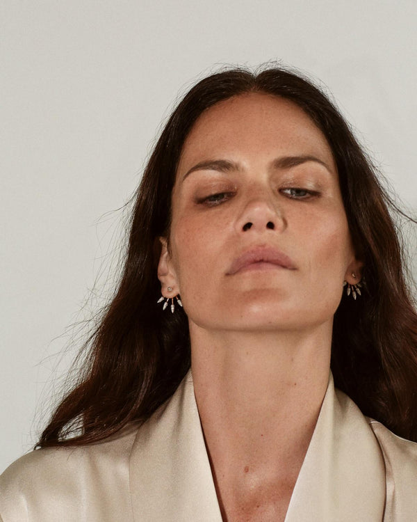 Pamela Love Five Spike Earrings