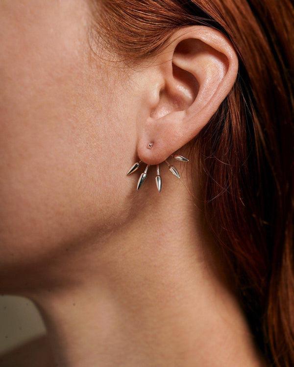 Pamela Love Five Spike Earrings