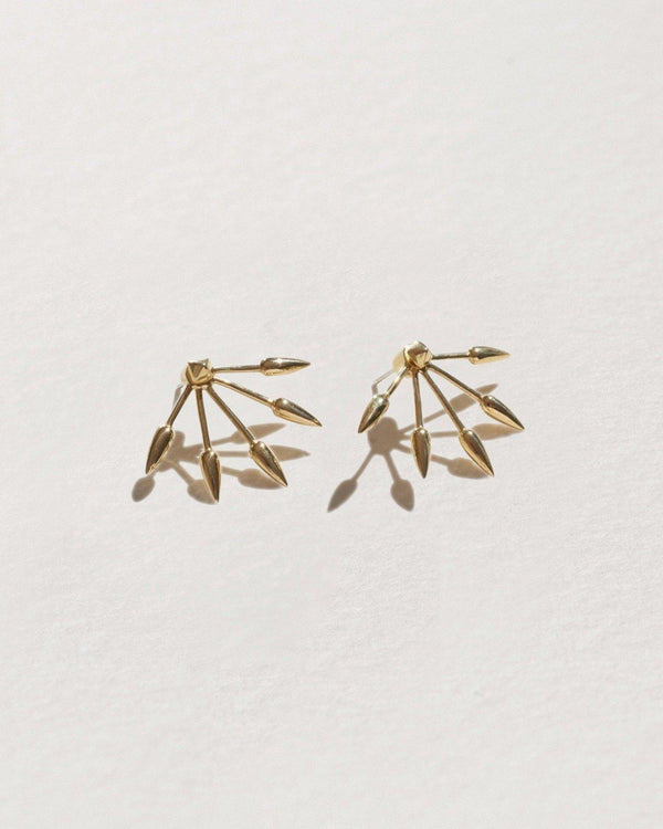 pamela love Five Spike Earrings