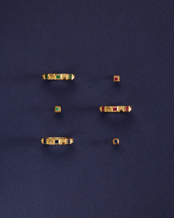 Pamela Love Flat Pyramid Stud