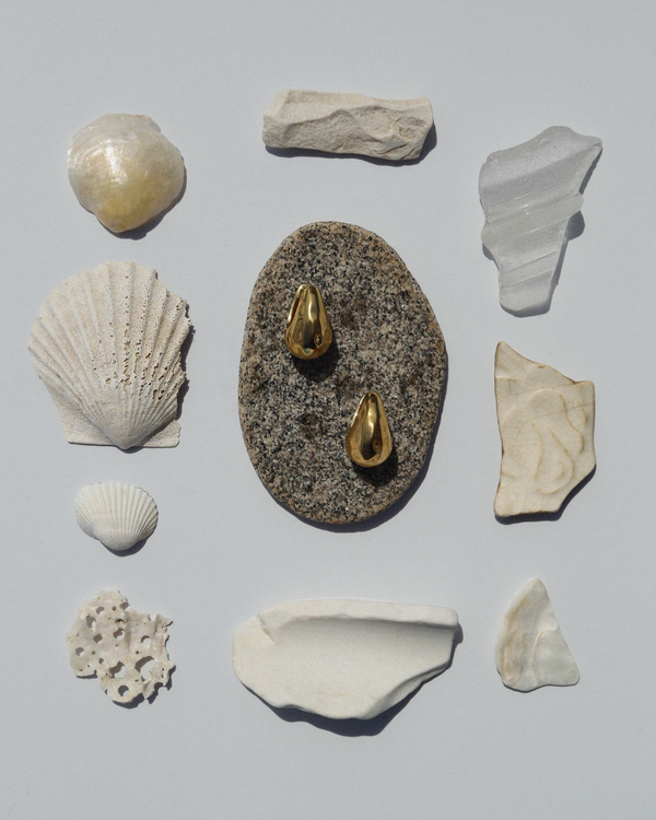 Pamela Love Hammered Hoops