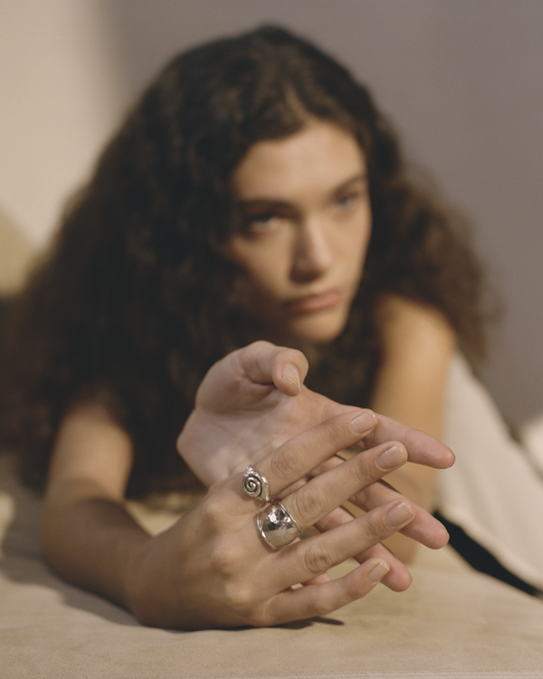 Pamela Love Hammered Radius Ring