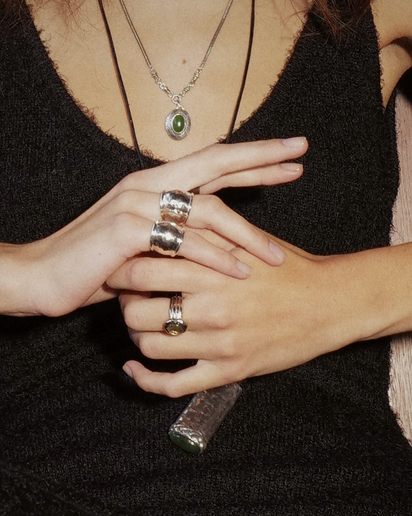 Pamela Love Hammered Radius Ring