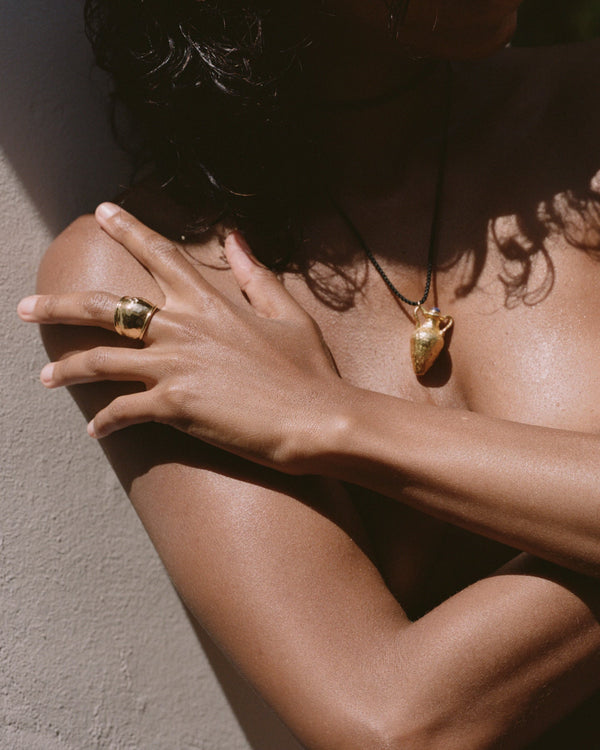 Pamela Love Hammered Radius Ring