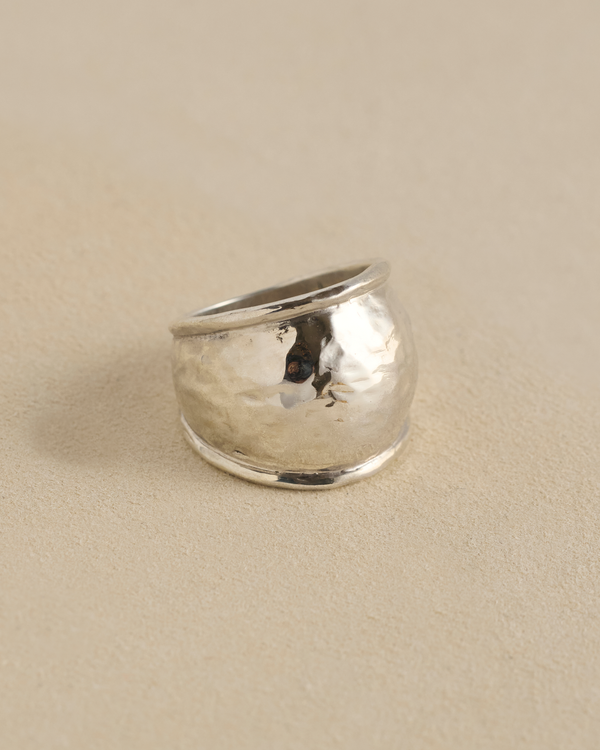 pamela love Hammered Radius Ring