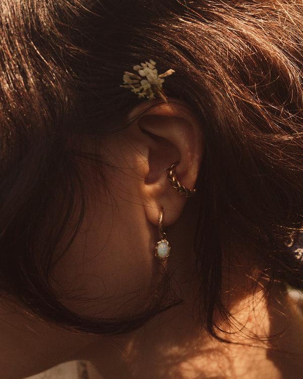 Pamela Love Hand Carved Huggie