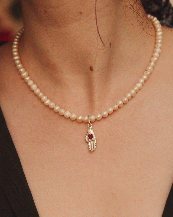 Pamela Love Heart In Hand Charm