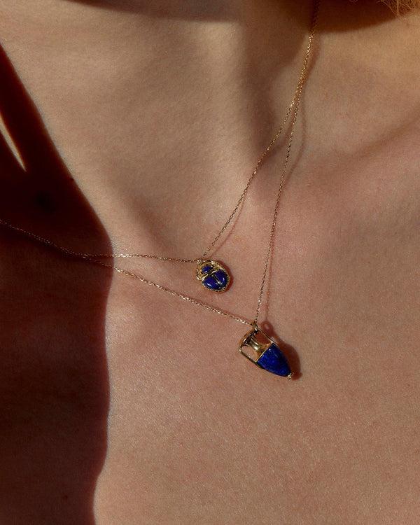 Pamela Love Inlay Scarab Pendant