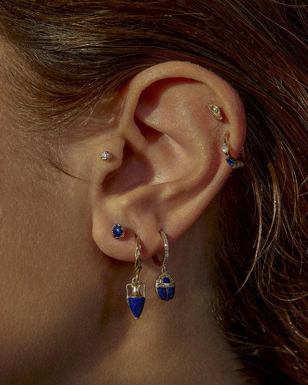 Pamela Love Inlay Vessel Huggie