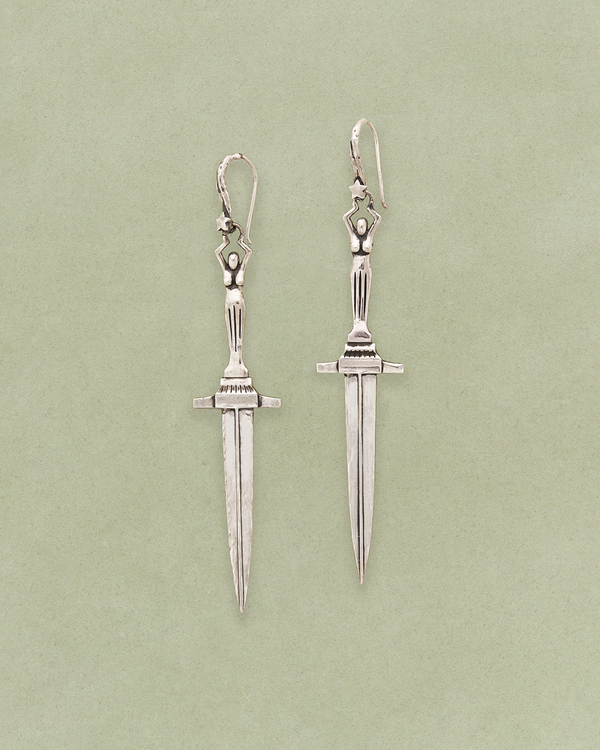 pamela love Large Dagger Earrings