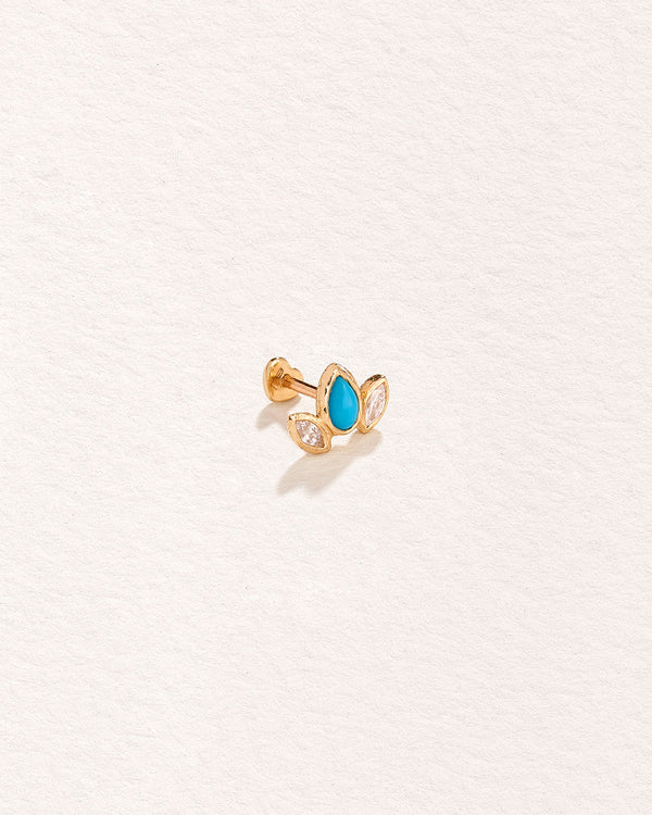 Pamela Love Marquise Pear Stud