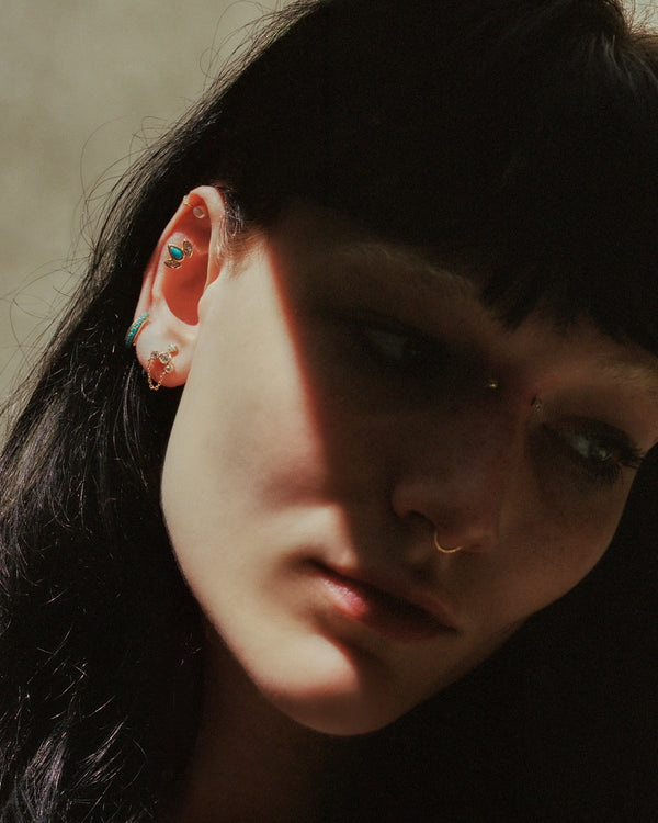 Pamela Love Marquise Pear Stud