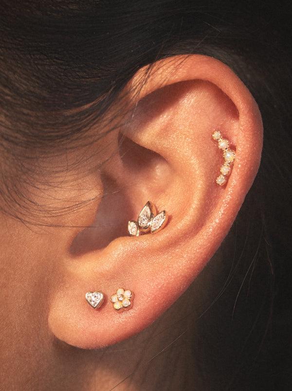 Pamela Love Marquise Pear Stud