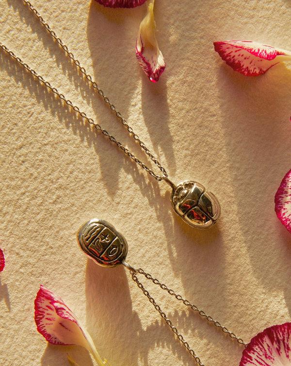 Pamela Love Mini Scarab Pendant