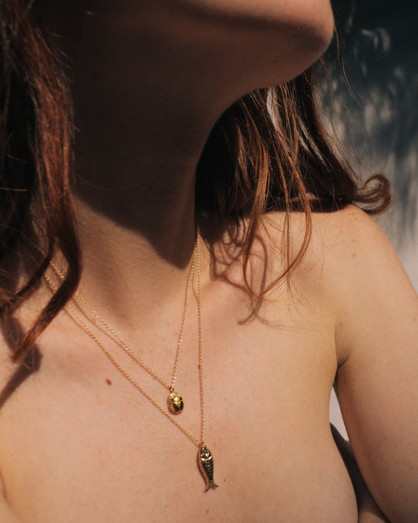 Pamela Love Mini Scarab Pendant