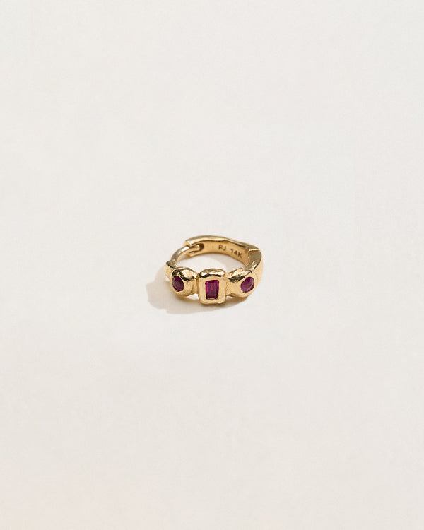 Pamela Love Molten Assemblage Huggie