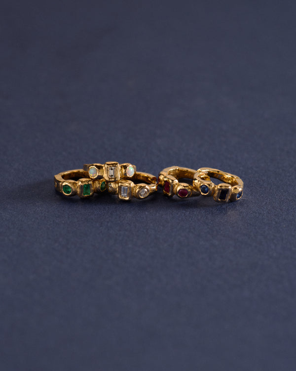 Pamela Love Molten Assemblage Huggie