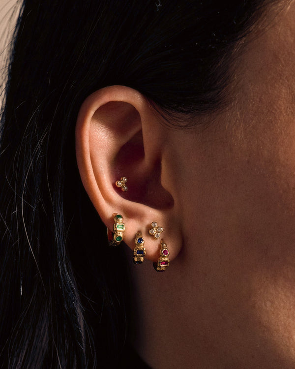 Pamela Love Molten Assemblage Huggie