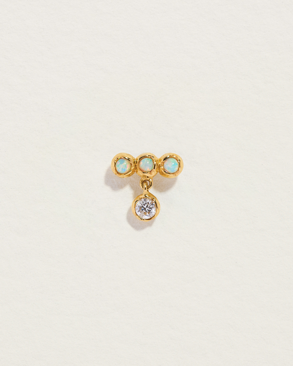 pamela love Molten Bar Drop Stud