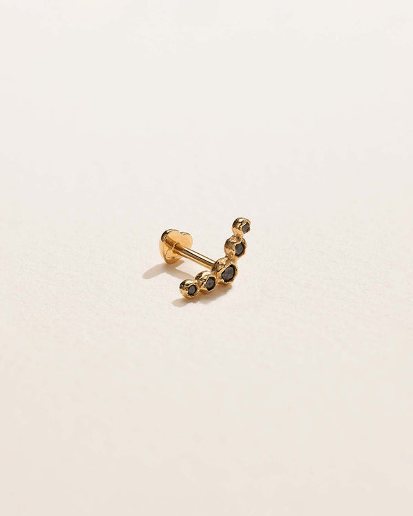 Pamela Love Molten Crescent Stud