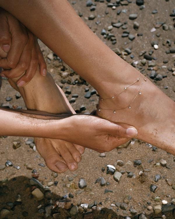 Pamela Love Molten Droplet Anklet