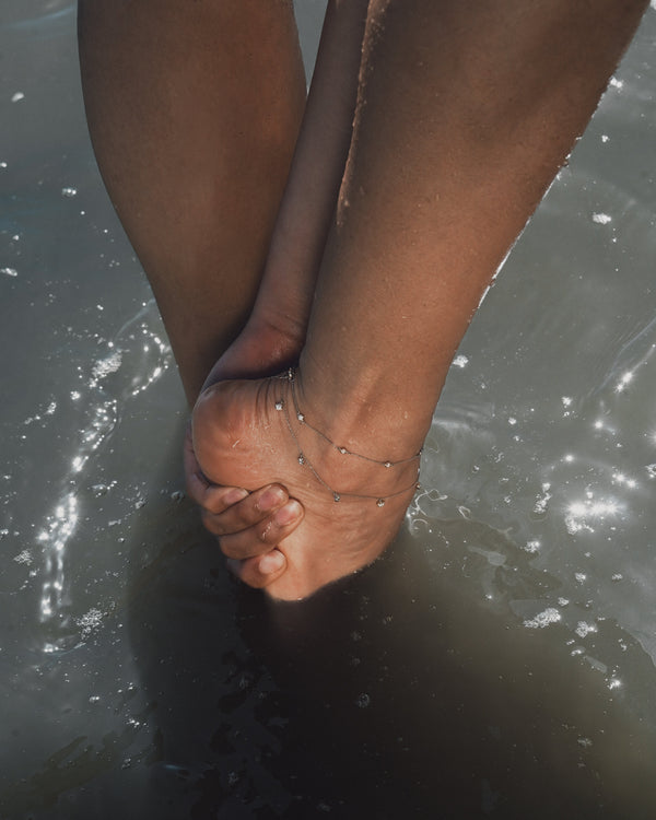 Pamela Love Molten Droplet Anklet