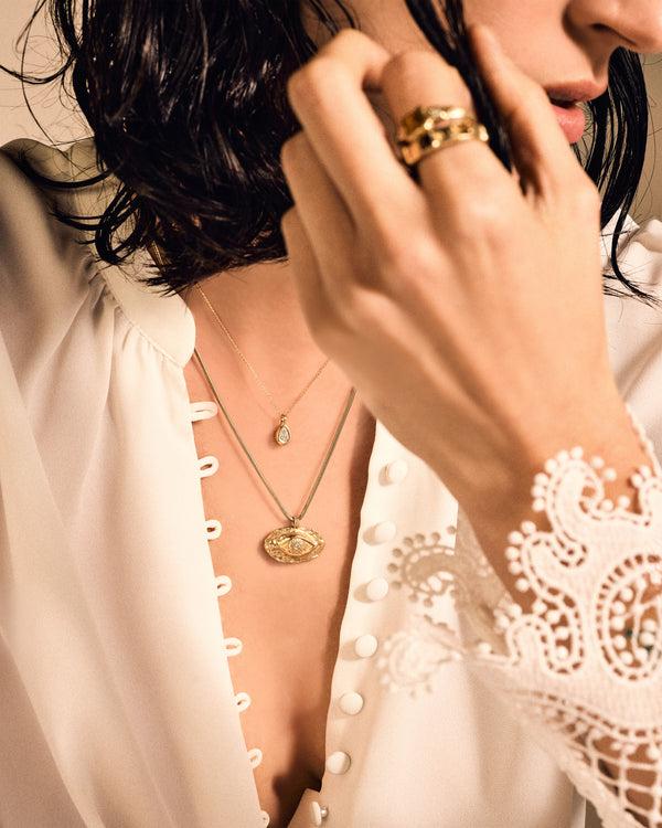 Pamela Love Molten Raindrop Pendant