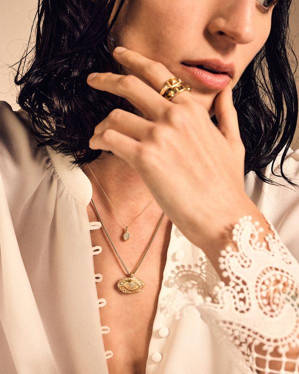 Pamela Love Molten Raindrop Pendant