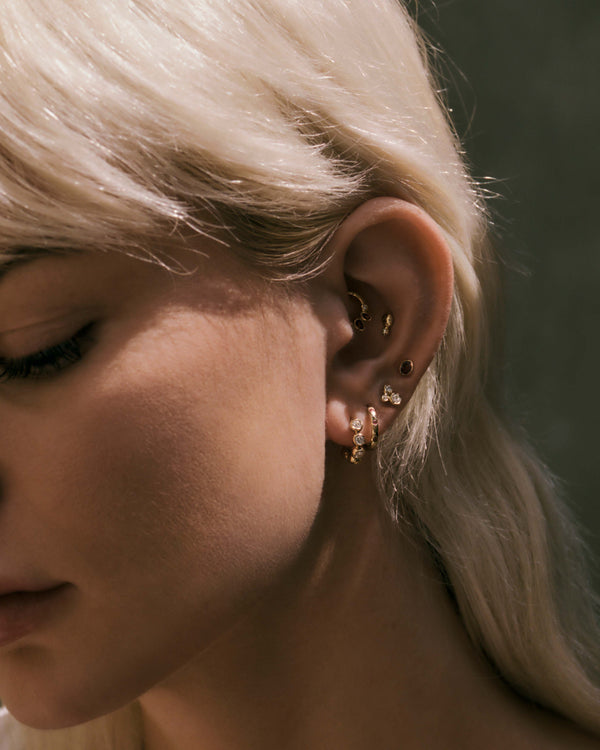 Pamela Love Molten Stone Huggie