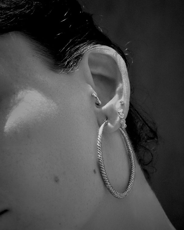 Pamela Love Molten Stone Huggie