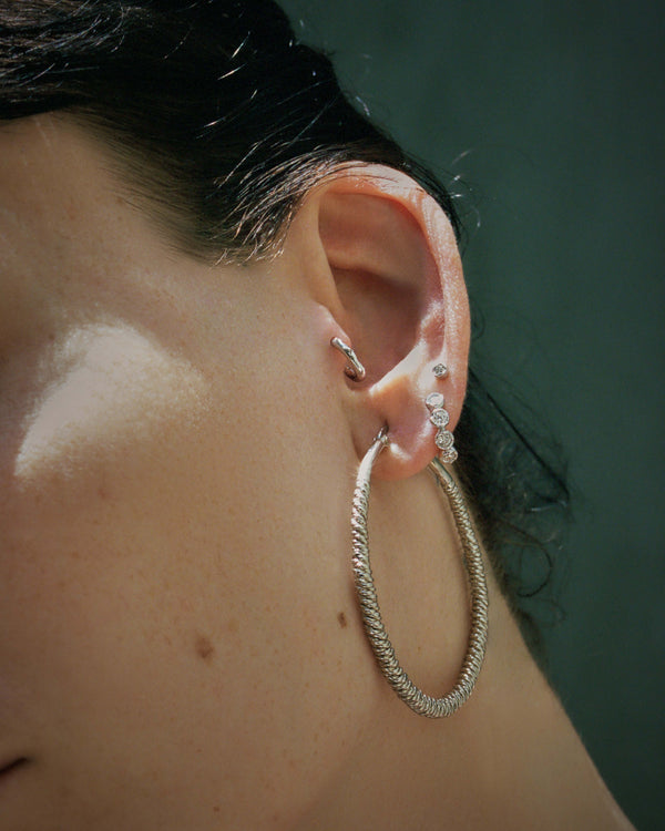 Pamela Love Molten Stone Huggie