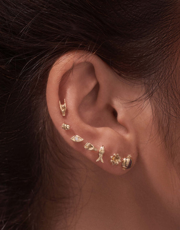 Pamela Love Scarab Stud