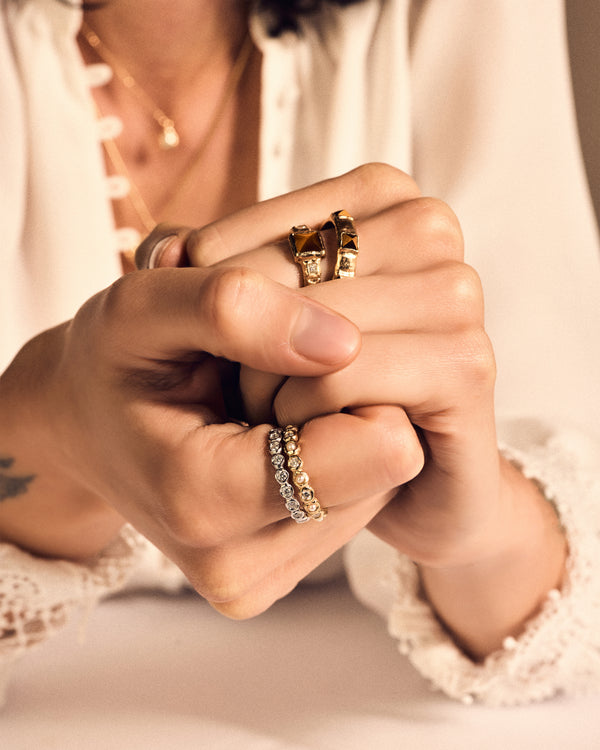 Pamela Love Stone Pyramid Ring