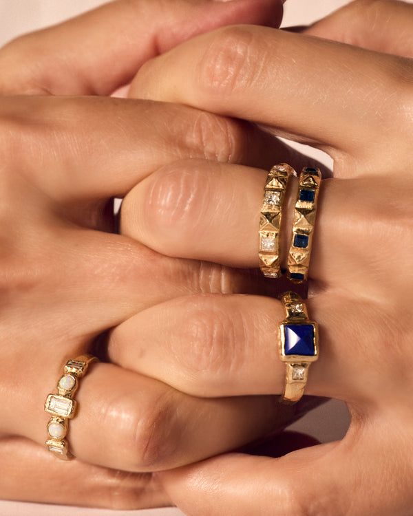 Pamela Love Stone Pyramid Ring