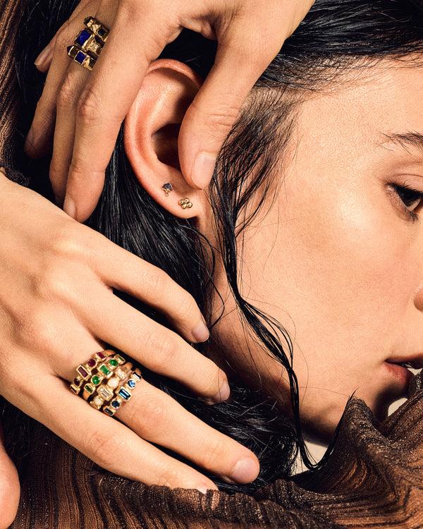 Pamela Love Stone Pyramid Ring