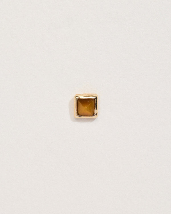 pamela love Stone Pyramid Stud