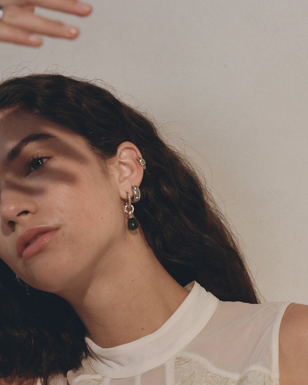 Pamela Love Stone Tube Hoop