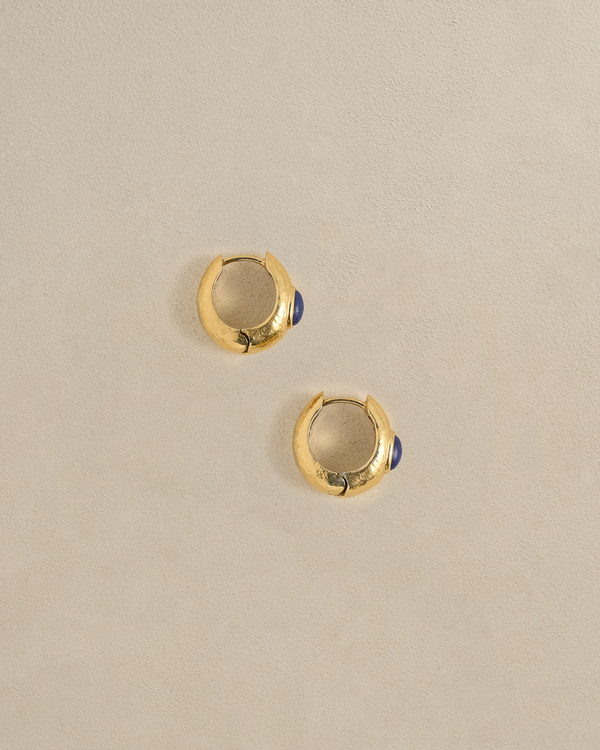 Pamela Love Tapered Stone Hoop