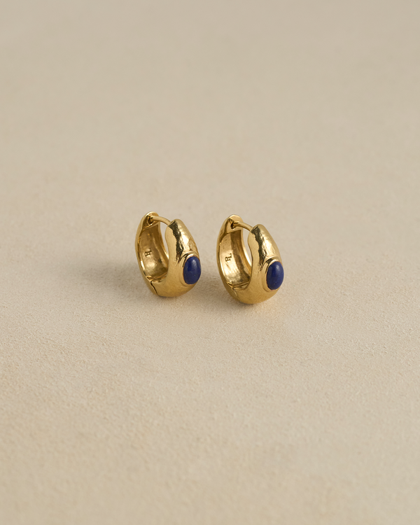 pamela love Tapered Stone Hoop