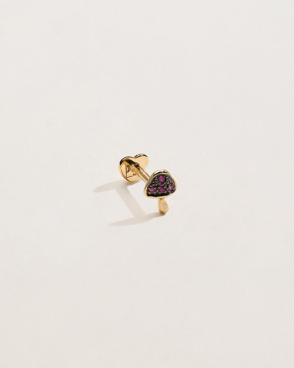 Pamela Love Tiny Pavé Mushroom Stud
