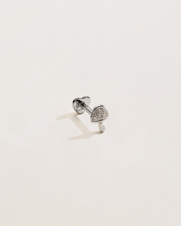 Pamela Love Tiny Pavé Mushroom Stud